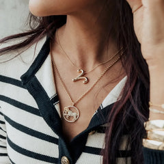Andrea Zodiac Necklace - Virgo