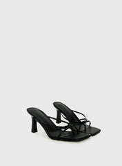 Evena Strappy Heels Black