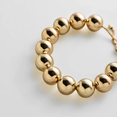 Jane Beaded Bracelet - Gold Bead