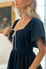 Madrid Tiered Dress | Navy