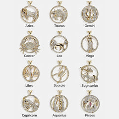 Andrea Zodiac Necklace - Virgo