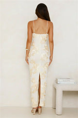 Amber Zest Mesh Maxi Dress
