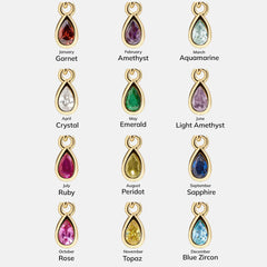 Birthstone Cluster Charm - Peridot