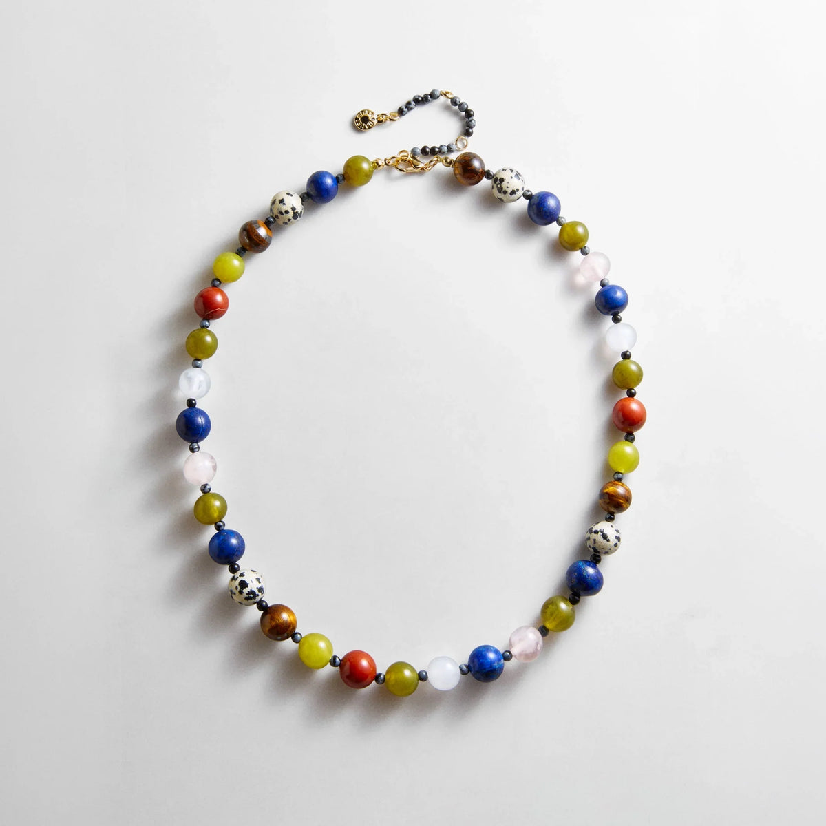 Jocelyn Beaded Necklace - Multi/Dalmatian Bead
