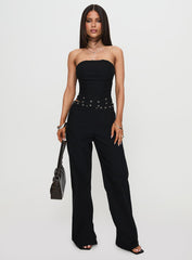 Passionette Strapless Top Black