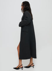 Night Shift Trench Coat Dark Grey