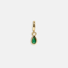 Birthstone Cluster Charm - Emerald