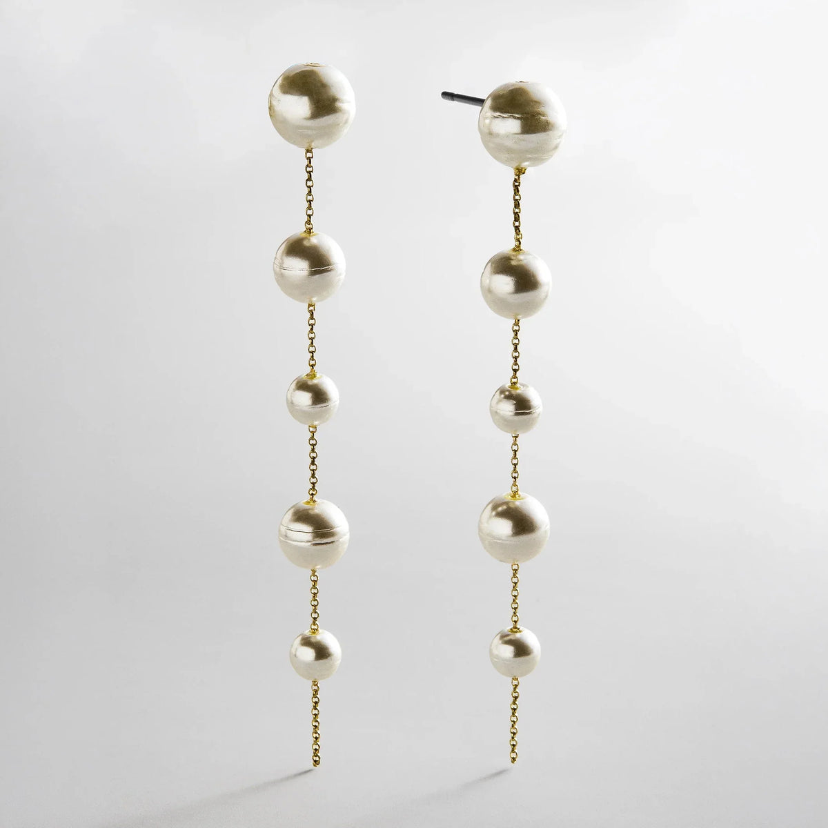 Blair Pearl Earrings - Gold/Pearl