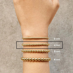 18K Gold Birthstone Pisa Bracelet - Ruby
