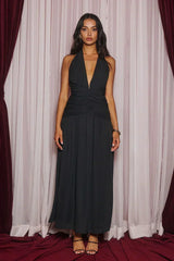 Calm Waters Halter Maxi Dress