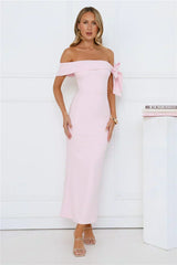 Candlelight Dream Off Shoulder Maxi Dress