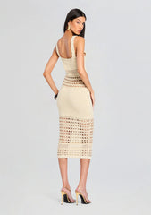 Avril Knit Crochet Dress