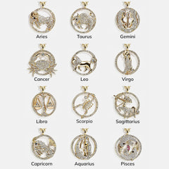Andrea Zodiac Necklace - Gemini