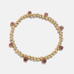 Birthstone Pisa Bracelet - Light Amethyst