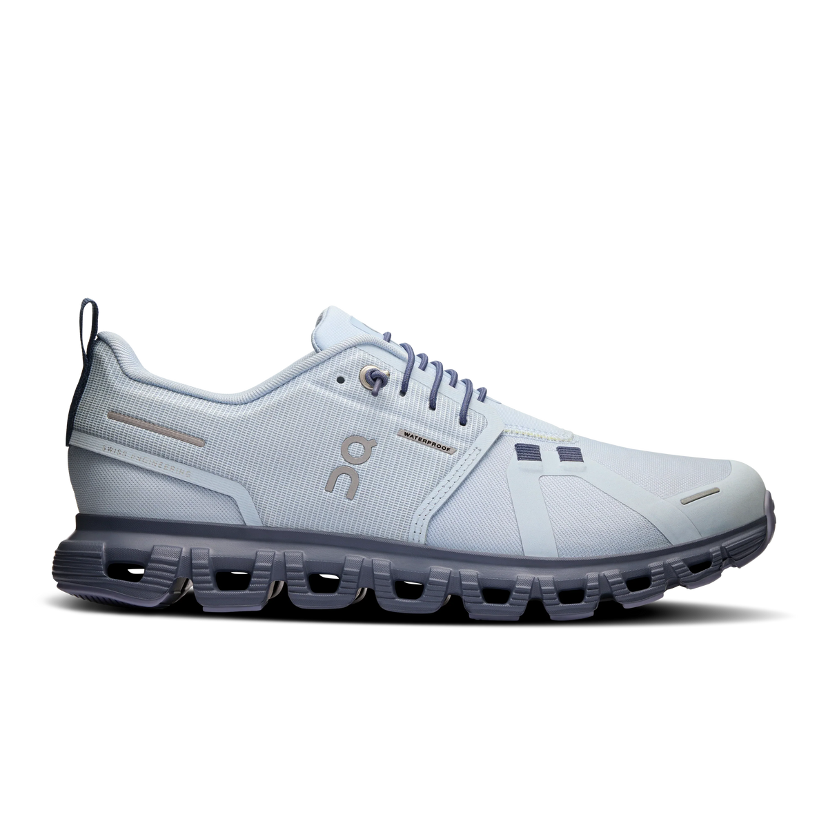 On Heather/Metal Women's Cloud 6 WP Athletic Shoes 3WF10053032