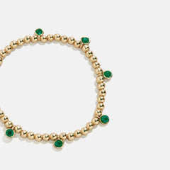 Birthstone Pisa Bracelet - Emerald