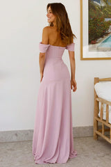 Blushing Cinderella Maxi Dress