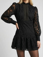 Embroidered Mini Dress
