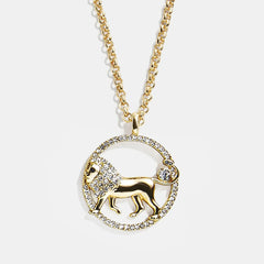 Andrea Zodiac Necklace - Leo
